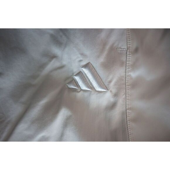 Adidas JN0598 Women's Sz M Beige Satin-Finish Holiday Pack Cargo Pants - Picture 6 of 12